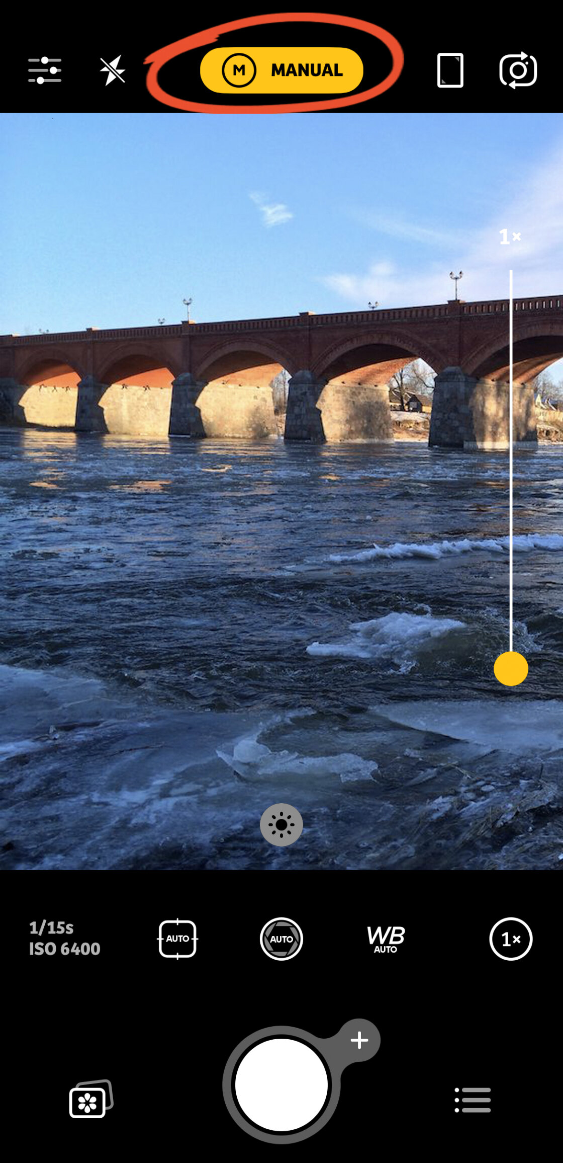 iPhone Camera Controls no script