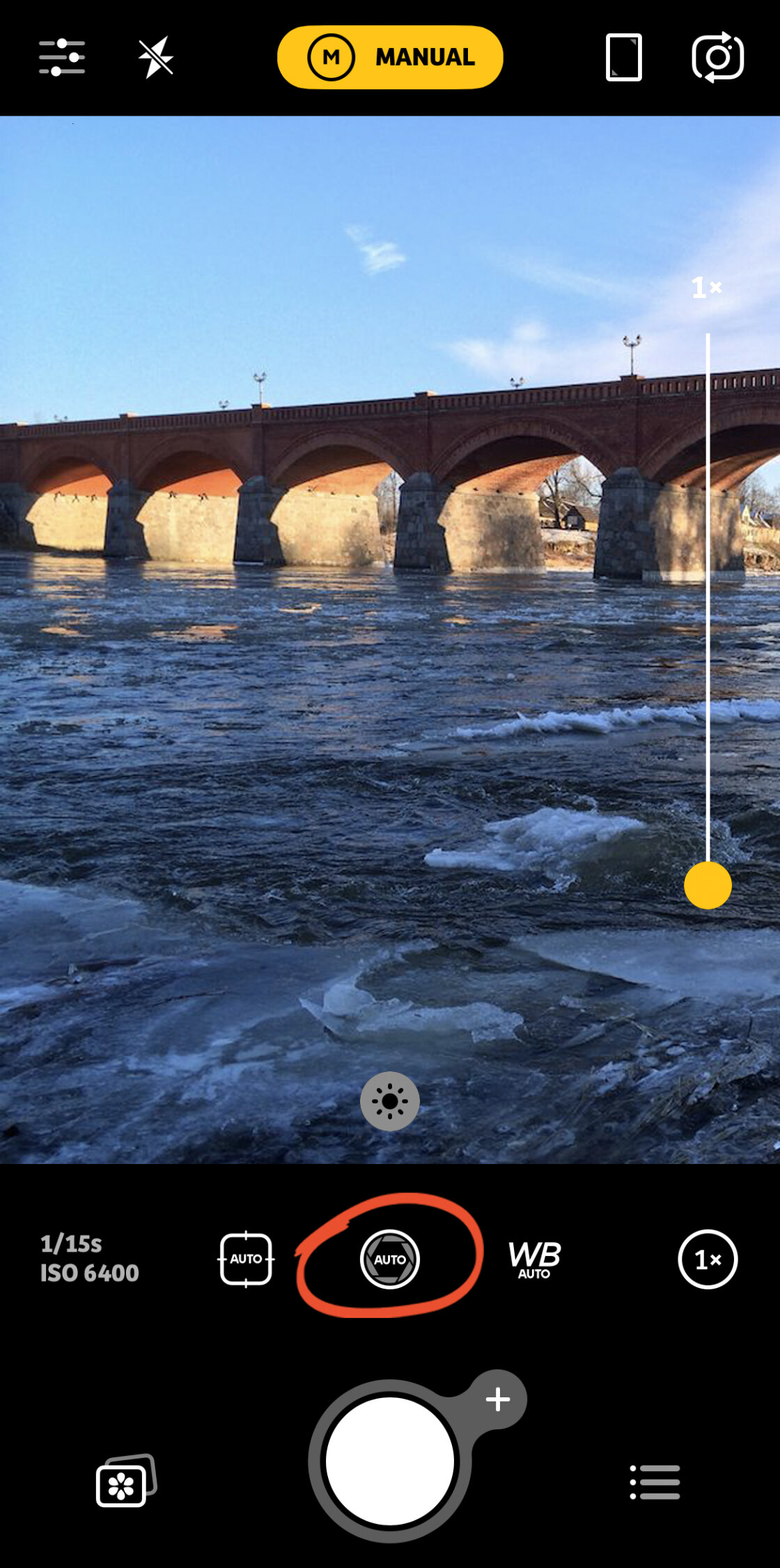 iPhone Camera Controls no script