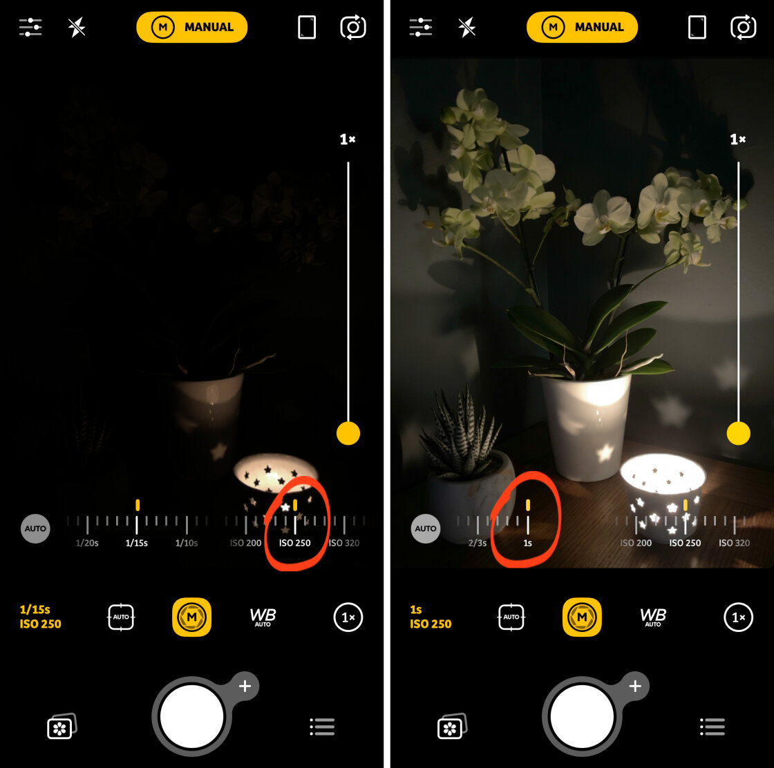 iPhone Camera Controls no script