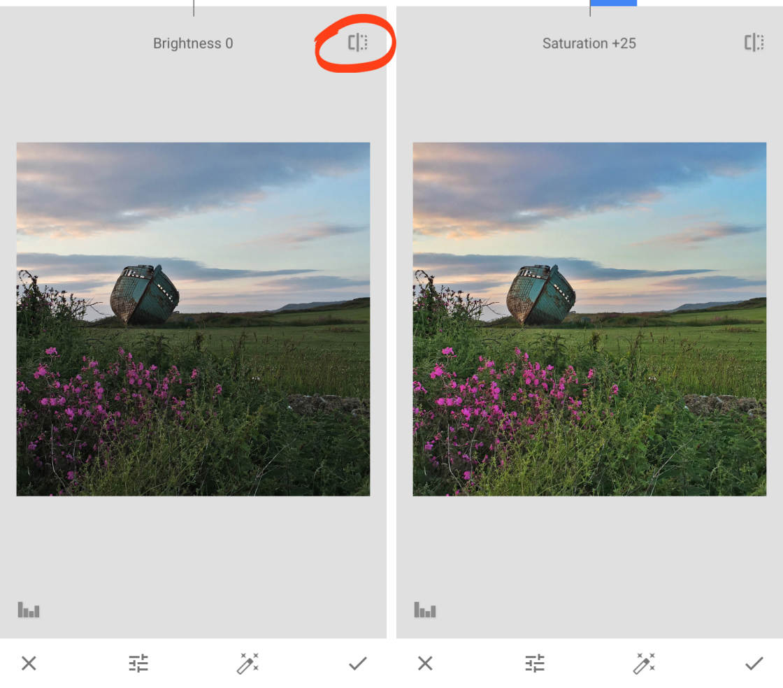 Snapseed no script