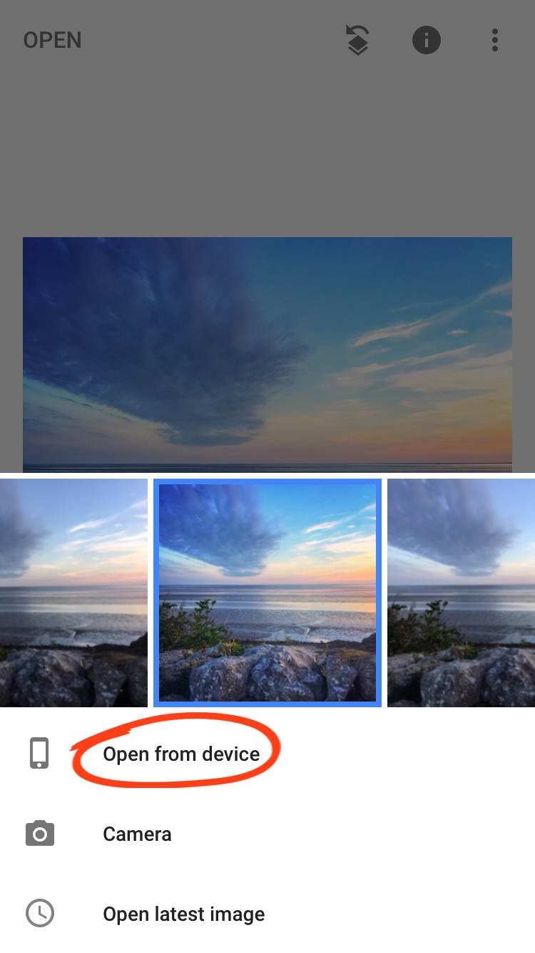Snapseed no script